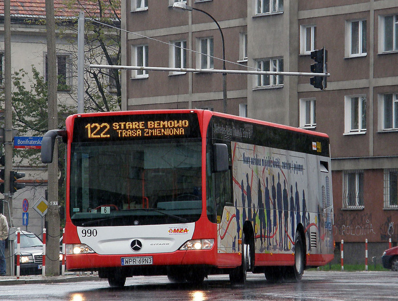 Mercedes Citaro K
Słowa kluczowe: O530K 990 122 Muranowska 2007