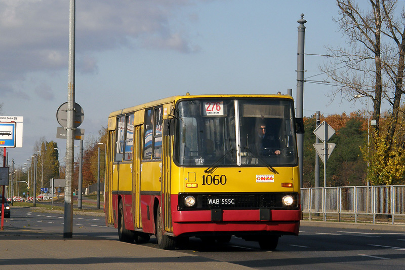 1060
Ikarus 260.04 / Prod. 1984 / NG 1997 / 1984-2007: 1060 [R13]
Słowa kluczowe: IK260 1060 276 Odrowąża WS2007