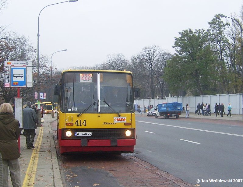 414
414 podczas akcji cmentarnej 2007
Słowa kluczowe: IK260 414 225 Powązkowska WS2007