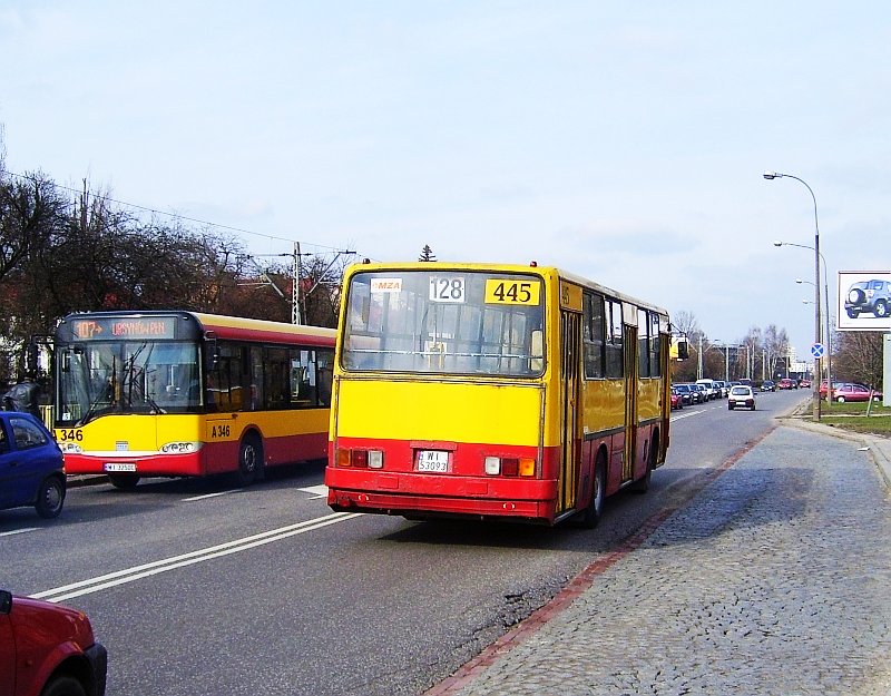 445
Jeden z ostatnich liniowych wyjazdów
Słowa kluczowe: IK260 445 A346 128 Wołoska 2007