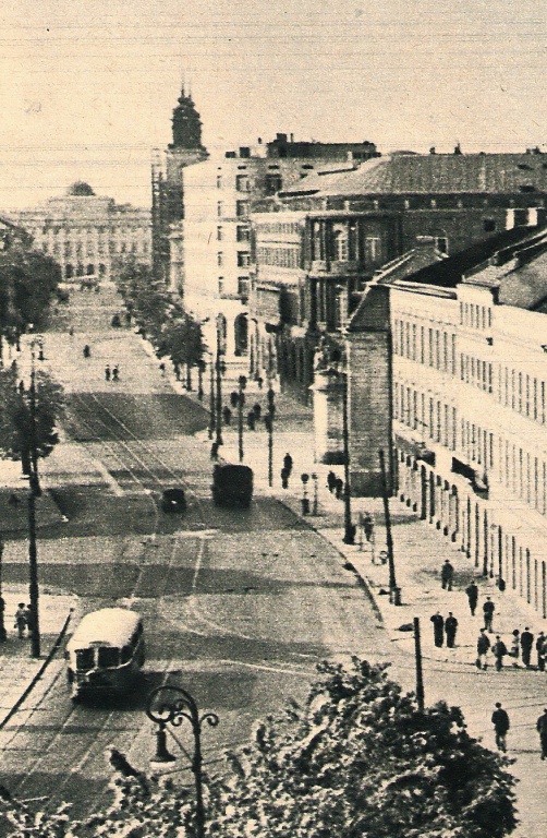 Chausson
Mało aut, mało ludzi...
Słowa kluczowe: APH47 KrakowskiePrzedmieście 1953