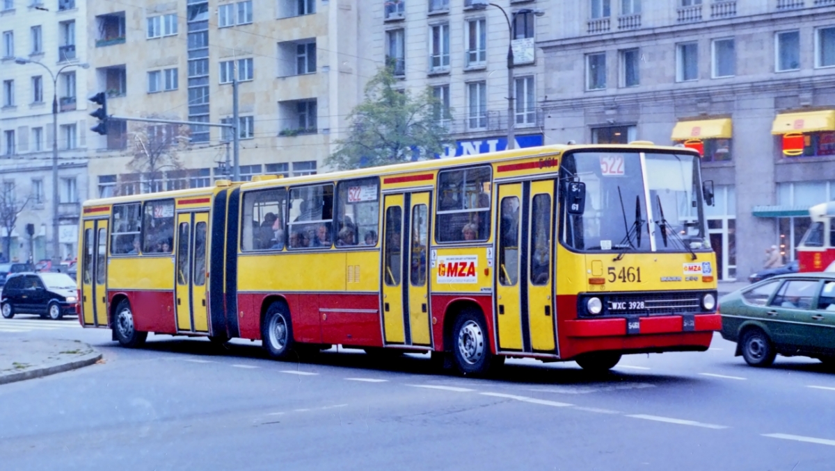 5461
Z archiwum MZA.
Fot: Maciej Turkowski.
Słowa kluczowe: IK280 5461 522 MarszałkowskaPlacKonstytucji 1995