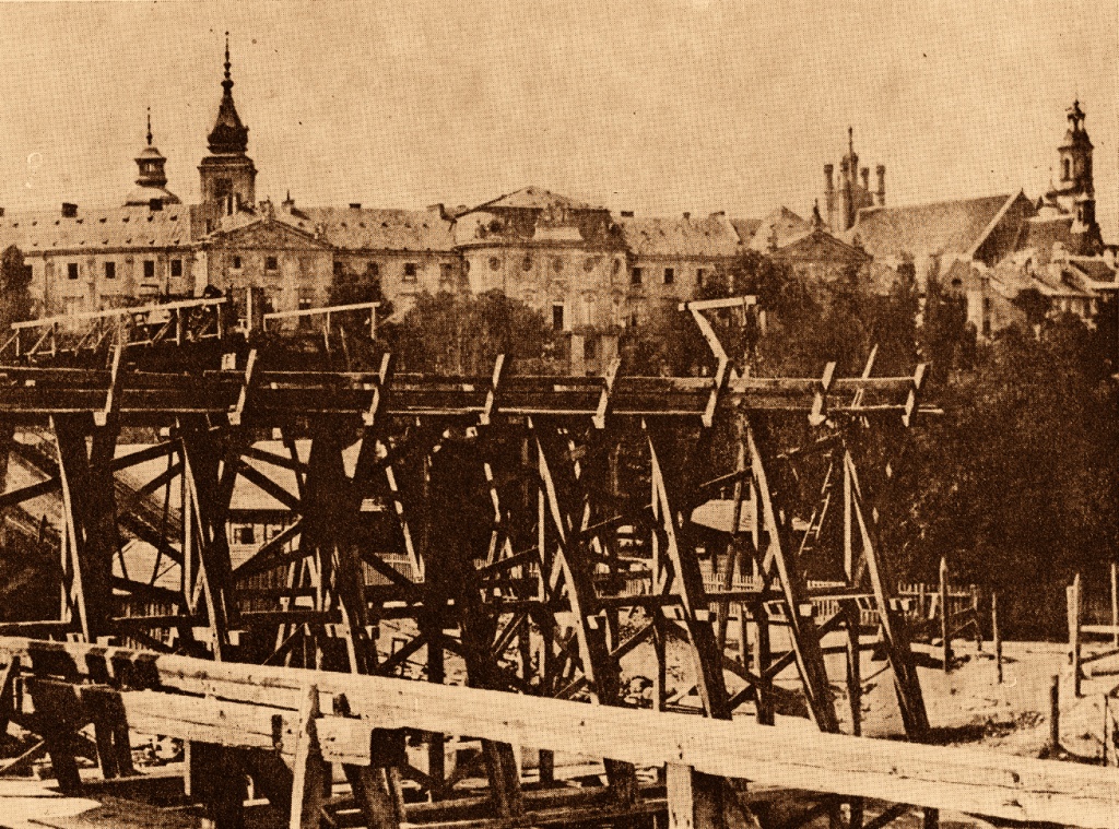 Most Kierbedzia w budowie
Dawno, dawno temu...
Słowa kluczowe: MostKierbedzia budowa 1863