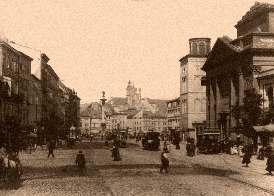 Wagon konny
Początek XX wieku na Krakowskim Przedmieściu.
Słowa kluczowe: Wagonkonny KrakowskiePrzedmieście 1885