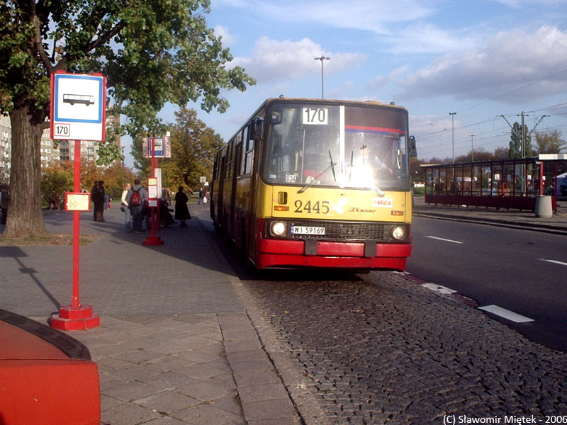 2445
170 na WŚ-owej trasie : Dw. Wschodni (Kijowska) - Cmentarz Północny-Brama Główna
Słowa kluczowe: IK280 2445 170 Kijowska 2006