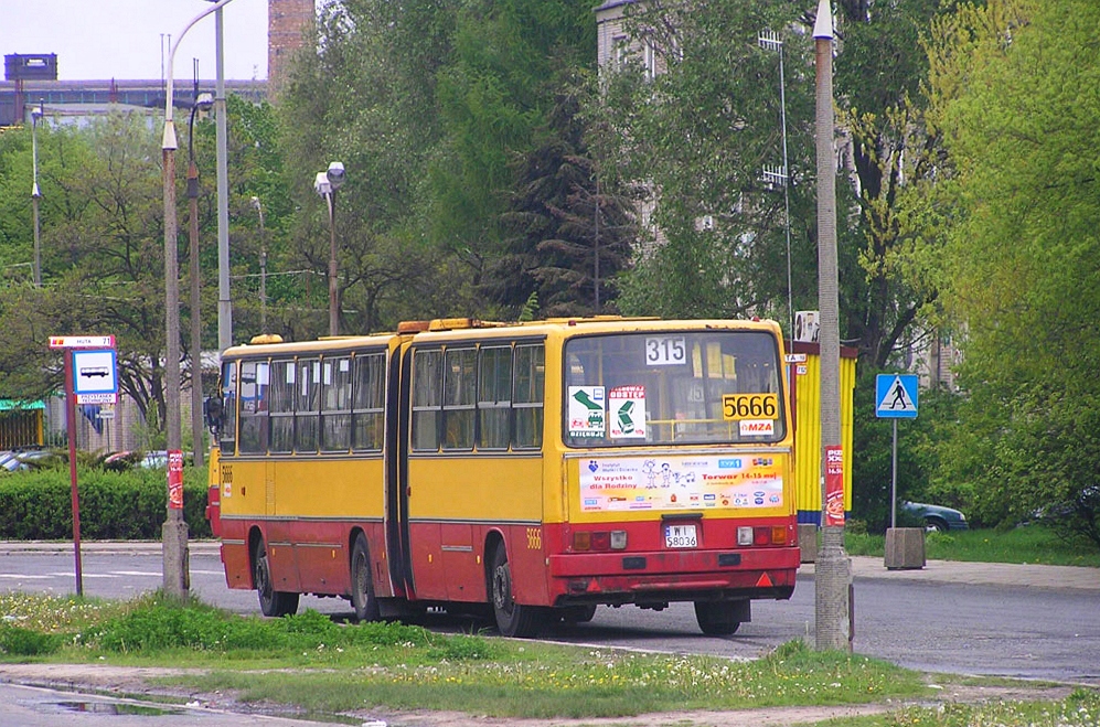 5666
Bielańsko-żoliborska sierota po 415 przetrwała tylko niespełna dwa miesiące.
Słowa kluczowe: IK280 5666 315 Huta Kasprowicza