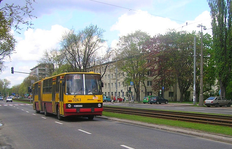 5263
A na objeździe zamkniętego odcinka ul. Słowackiego.
Słowa kluczowe: IK280 5263 515 Popiełuszki