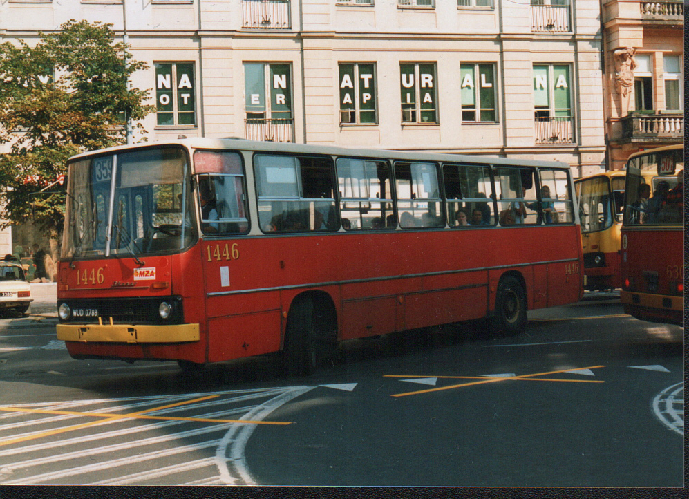 1446
Ikarus 260, produkcja 1984, NG 1992
Objazd ulicą Wilczą
Foto: Jacek Siennicki
