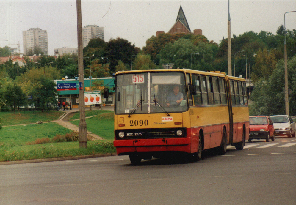 2090
Ikarus 280, produkcja 1986, NG 1993, kasacja 2001
Foto P.B. Jezierski
Słowa kluczowe: IK280 2090 515 Nowoursynowska 1998