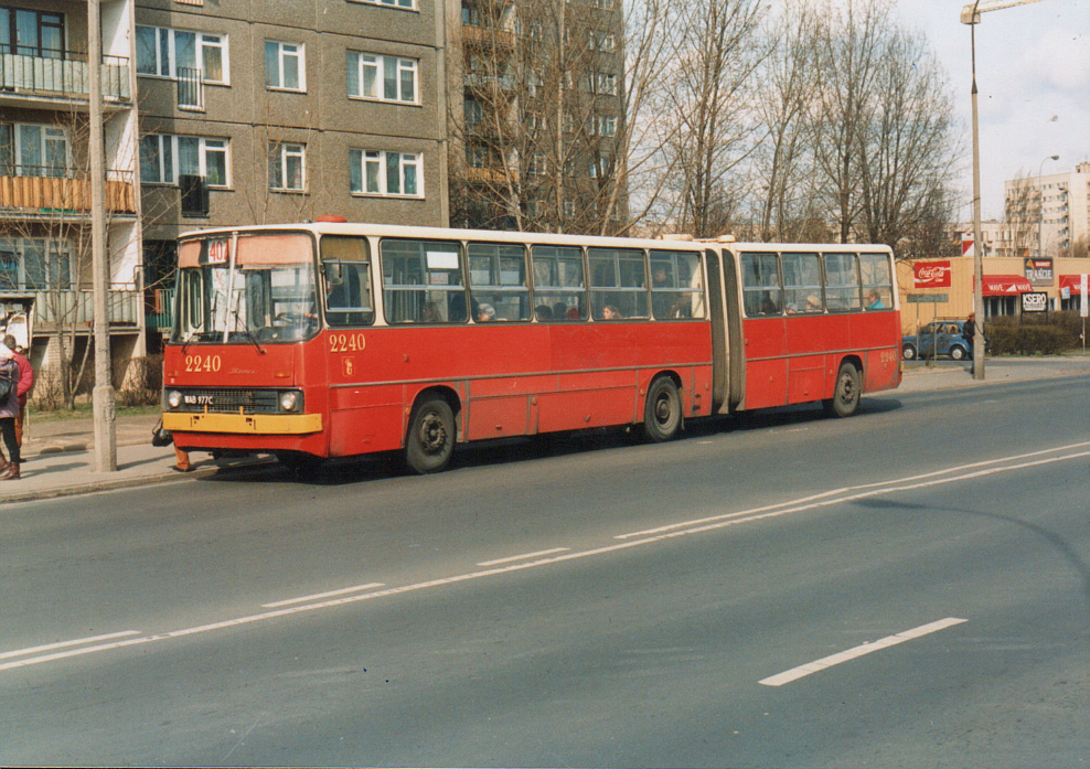 2240
Ikarus 280, produkcja 1986, NG 1992, Odbudowa 1996, Kasacja 2003
Foto: Jacek Siennicki
