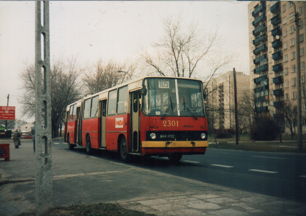 2301
Ikarus 280, produkcja 1986, NG 1992, Kasacja 01.1998
