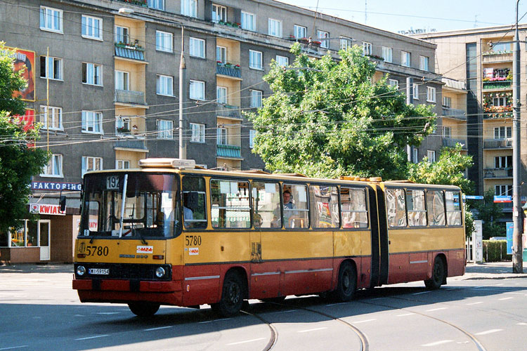 5780
Stare wydanie linii 192 - dawna "Detka".
Słowa kluczowe: IK280 5780 192 Chałubińskiego