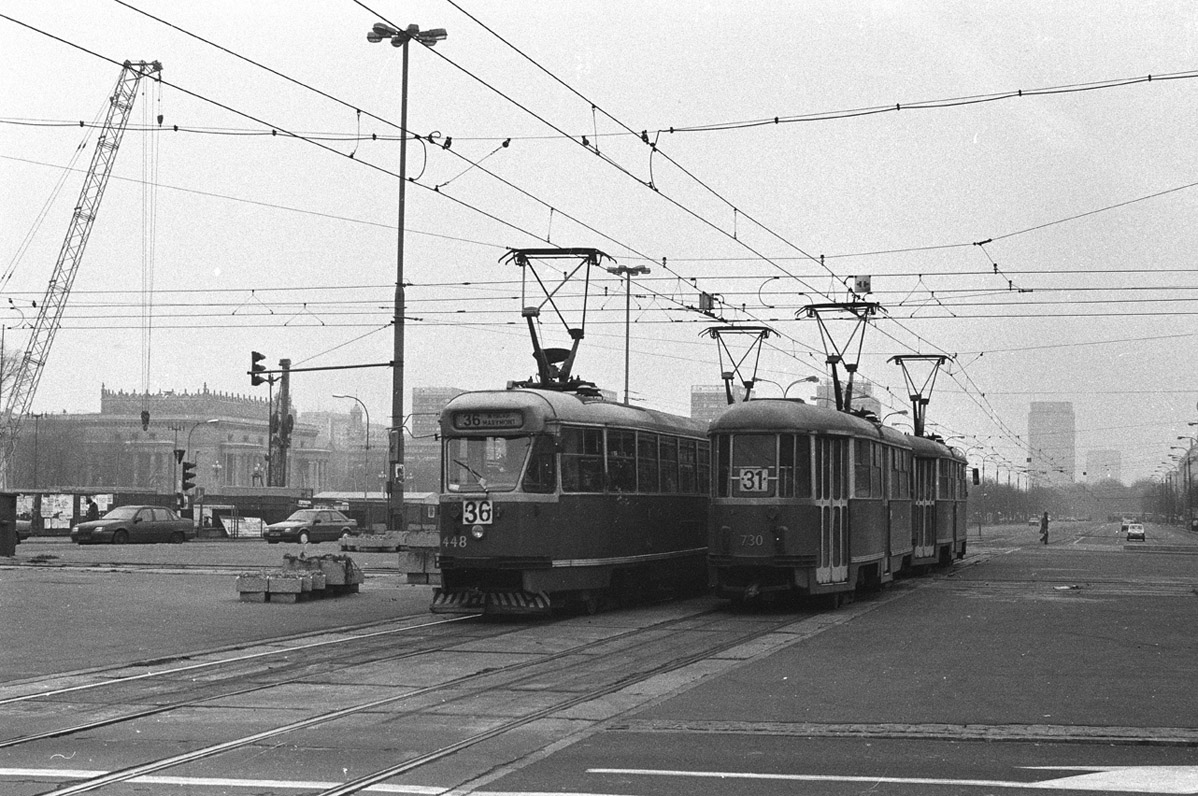 448
foto: Pavel Kashvin zdjęcie tuż przed kasacją. Kolega obok pojeździł wiele lat dłużej. 

Konstal 13N / 448 / 1967 / 1990 
Konstal 13N / 730 / 1968 / 2011 

Słowa kluczowe: 448 730 36 31