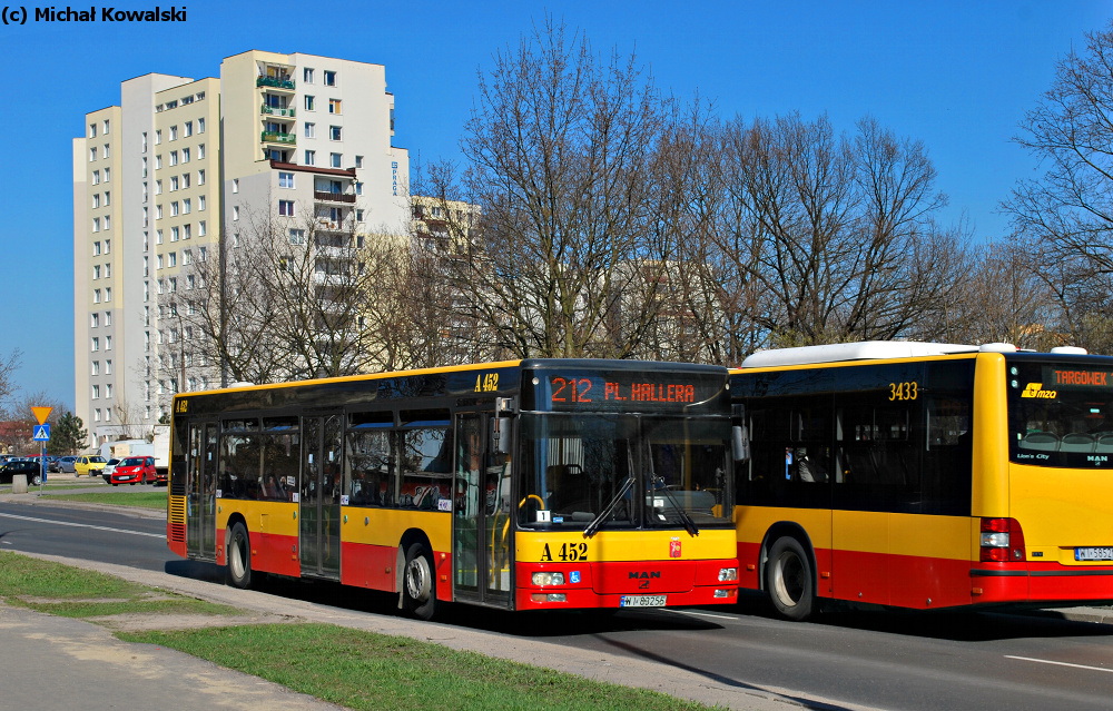 A452
MAN NL223 A21 prod. 2003.

Porównawczo. Tymczasem kolejne dwie solówki ITS wróciły z Mleczkowa "po nowemu".
Słowa kluczowe: NL223 A452 212 Pratulińska