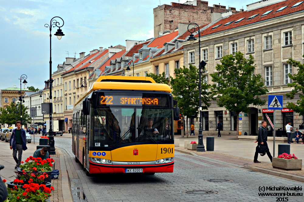 1901
Solaris Urbino 12 Electric prod. 2015.

Pasują do Traktu Królewskiego jak żadne inne... Są bezszelestne.
Słowa kluczowe: SU12E 1901 222 KrakowskiePrzedmieście