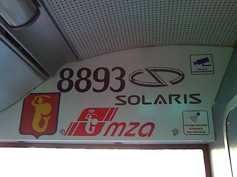 8893
Solaris Urbino 18 prod. 2009. Mo??na i tak :P
Słowa kluczowe: SU18 8893