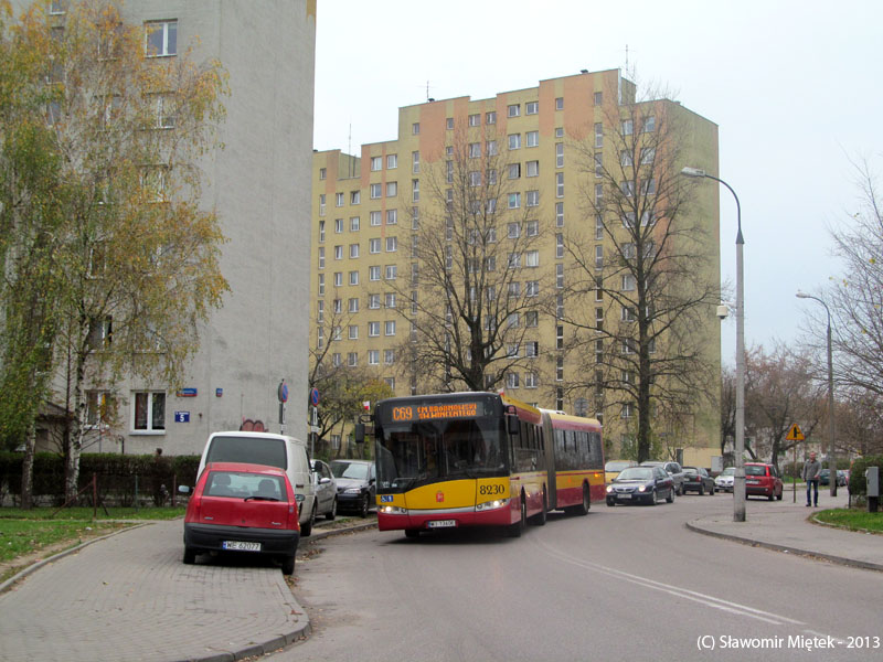 8230
Jak już miłośnicy przyjeżdżają fotografować w moje okolice to zapominają o ulicy Witebskiej. Tędy też kursują autobusy tylko raz w roku.
Słowa kluczowe: SU18 8230 C69 Witebska WS2013