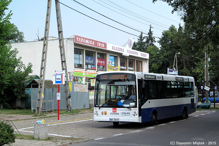 WWL 88535
Solbus SN11, prod. 2006, Stalko Zielonka
Słowa kluczowe: SN11 WWL88535 L22 Wiązowna UrządGminy