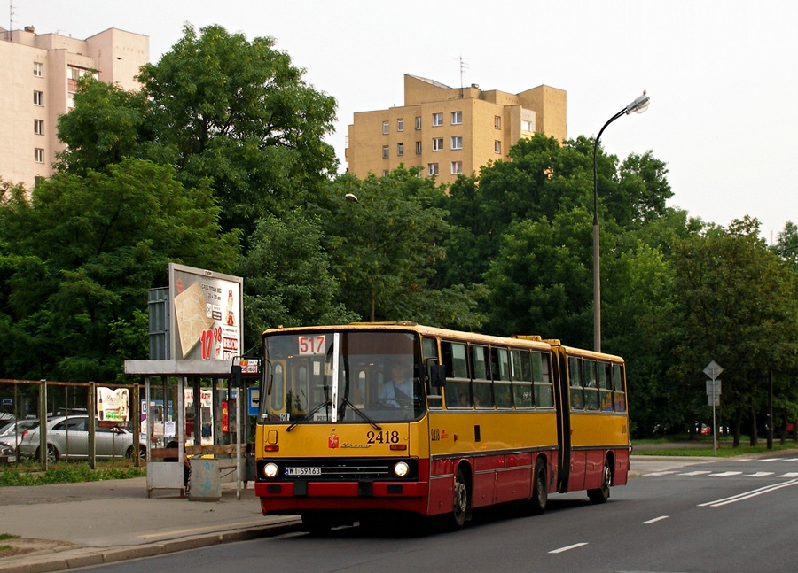 2418
Ikarus 280.26
Słowa kluczowe: IK280 2418 517 Handlowa