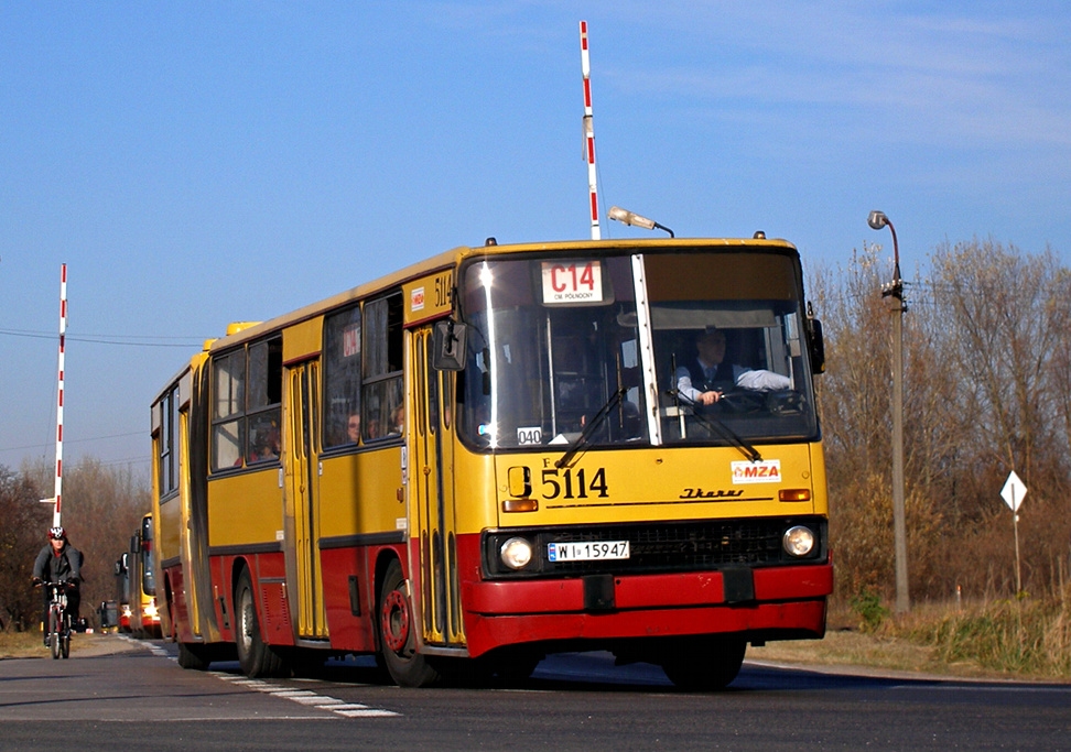 5114
Ikarus 280.58 prod. 1991.
Słowa kluczowe: IK280 5114 C14 Wólczyńska WS2010