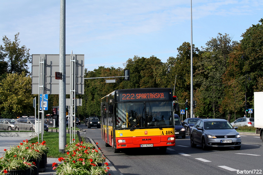 A408
ITS zapychający dziurę po "Redutowej" 20 solówkami z nowego kontraktu. 
Słowa kluczowe: NL223 A408 222 AlejaSzucha