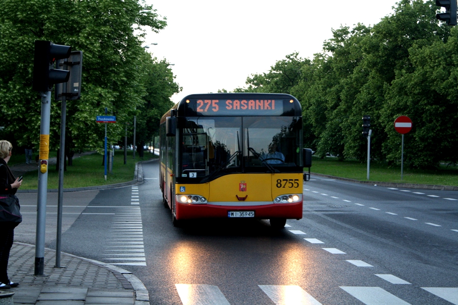 8755
W związku z wytyczeniem na Żwirki i Wigury buspasa i wzmocnieniem obsługi tego ciągu niezależnie od utrudnień na Lotnisku, od 1 czerwca została uruchomiona linia 275.
Słowa kluczowe: SU12 8755 275 ŻwirkiIWigury