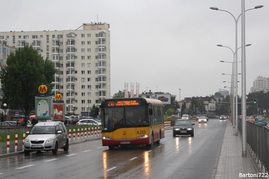 A333
Po kasacji socjalnego 210, od czerwca na tym odcinku alei pozostały tylko linie nocne.
Słowa kluczowe: SU10 A333 210 AlejaKEN