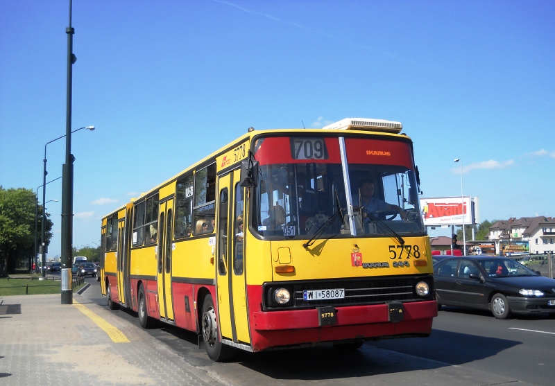 5778
Ikar na porannej  BWLce z 319 odjeżdża właśnie w stronę Piaseczna.
Słowa kluczowe: IK280 5778 709 Puławska