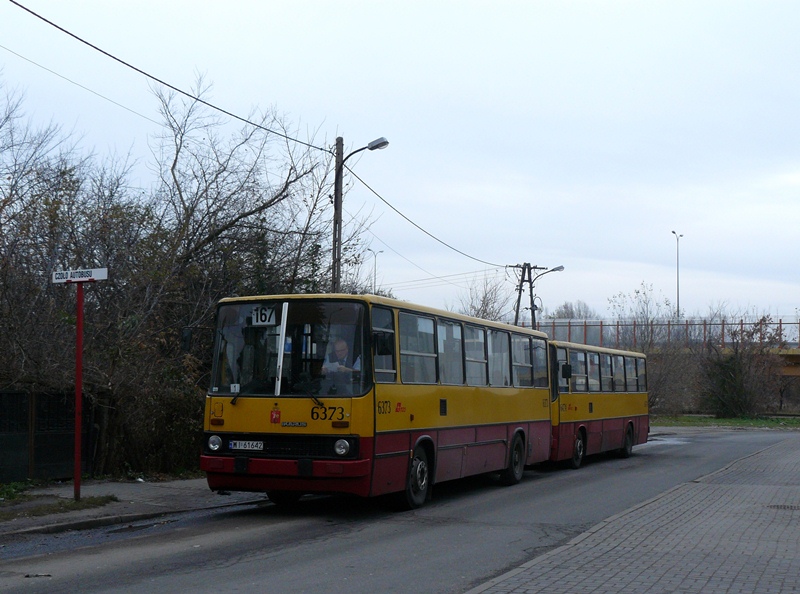 6373
Z okazji WŚ 2012 na 167 wyjechały ikarusy.
Słowa kluczowe: IK260 6373 167 SiekierkiSanktuarium WS2012