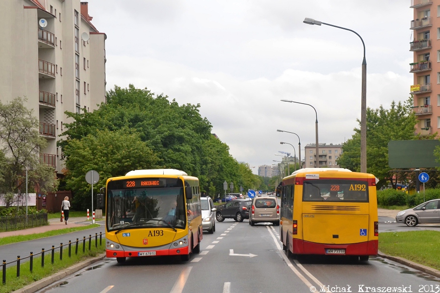 A193
Dwa jelczyki mijają się na linii, która od 1 czerwca zostanie zlikwidowana.
Słowa kluczowe: M083C Libero A193 228 Szczęśliwicka