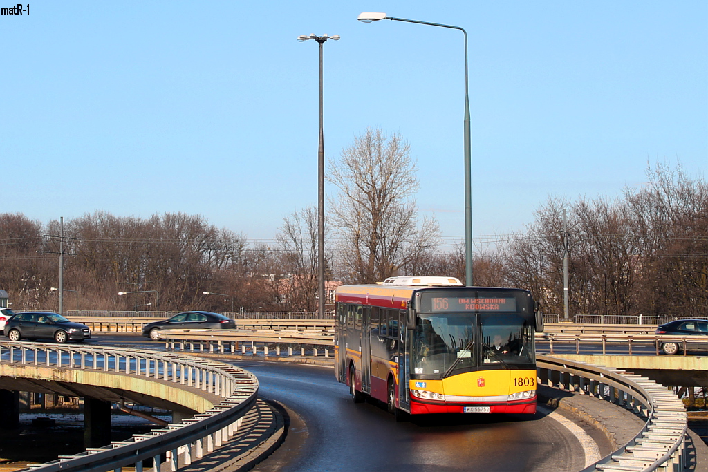 1803
Solaris na zjeździe z wiaduktu nad trasą Armii Krajowej
Słowa kluczowe: SU12 1803 156 AlejaArmiiKrajowej