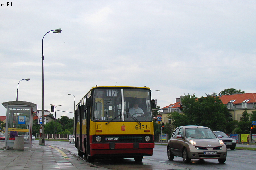 6473
Zdjęcie nr.100. Czyli coś specjalnego. Ikarus, na całce 117 w Wilanowie. Dziękuje wszystkim userom za porady, pomysły. 
Słowa kluczowe: IK260 6473 117 Wilanów