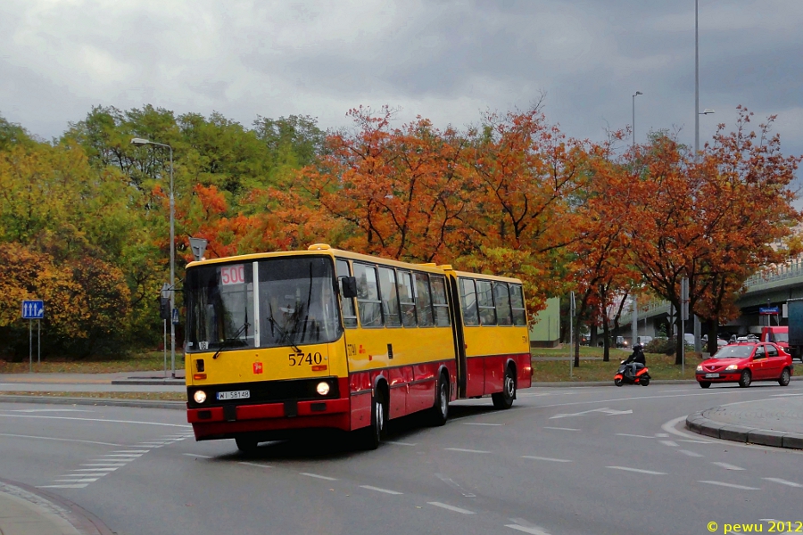 5740
Wspomnienia z jesieni 2012 roku, kiedy to jeszcze Ikarusy na dobre szalały po Warszawie.
Słowa kluczowe: IK280 5740 500 Starzyńskiego