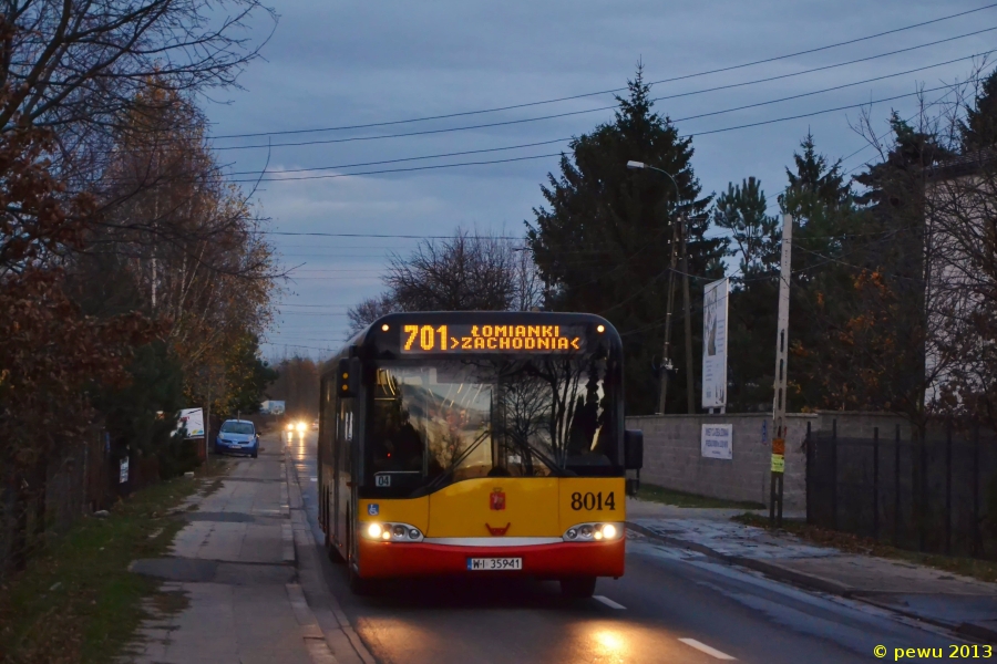 8014
Kleszczowa w egzotycznych dla siebie terenach zasila 701 swoimi piętnastkami.
Słowa kluczowe: SU15 8014 701 Wólczyńska