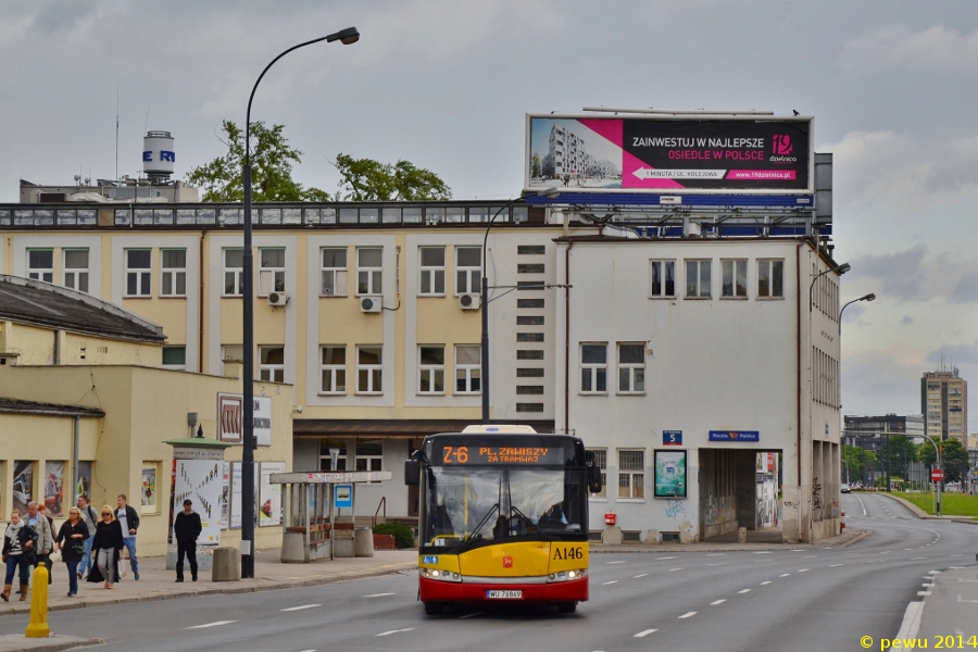 A146
Linia Z-6 uruchomiona z powodu weekendowego zamknięcia torowiska na ul. Towarowej.
Słowa kluczowe: SU12 A146 Z-6 Towarowa