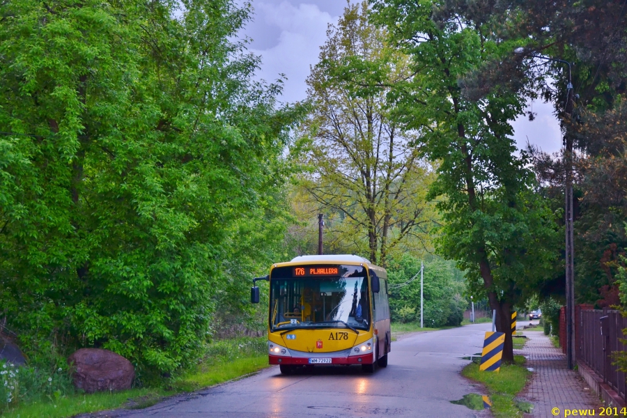 A178
Uruchomiona od 1 października linia, mająca na celu wspomożenie linii 156 (kursującej tylko co 30 minut) na odcinku Bródno - Targówek Mieszkaniowy. Teraz częstotliwość kursów na tej trasie wynosi 15 minut, ponieważ nowa linia jeździ również co 30 minut.
Słowa kluczowe: M083C Libero A178 356 Ossowskiego