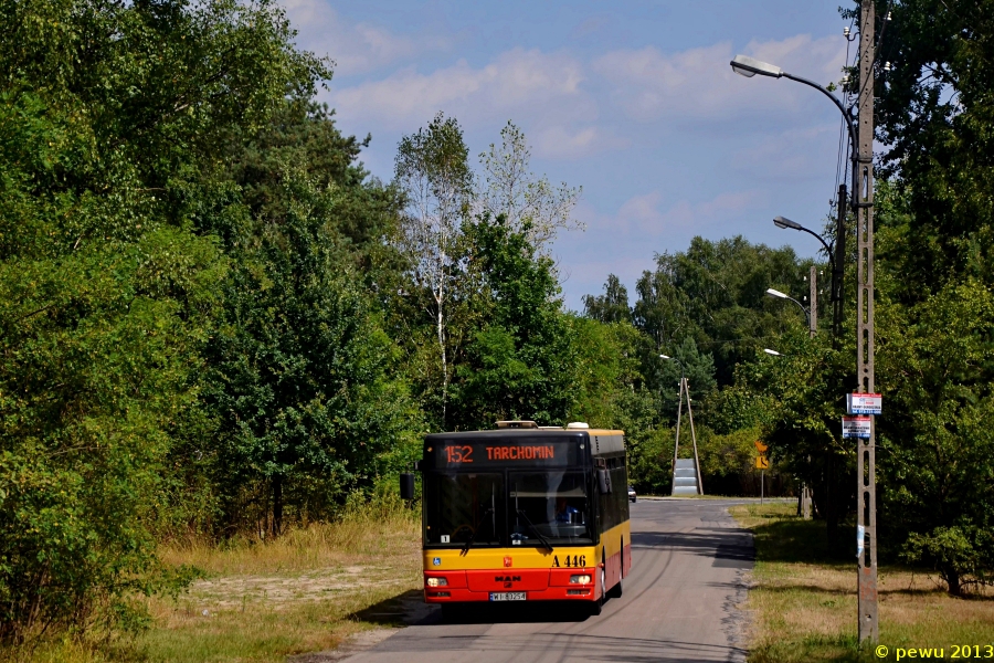 A446
A tutaj jednokierunkowy objazd spowodowany budową kanalizacji sanitarnej w ulicy Bohaterów na Białołęce Dworskiej.
Słowa kluczowe: NL223 A446 152 Wałuszewska