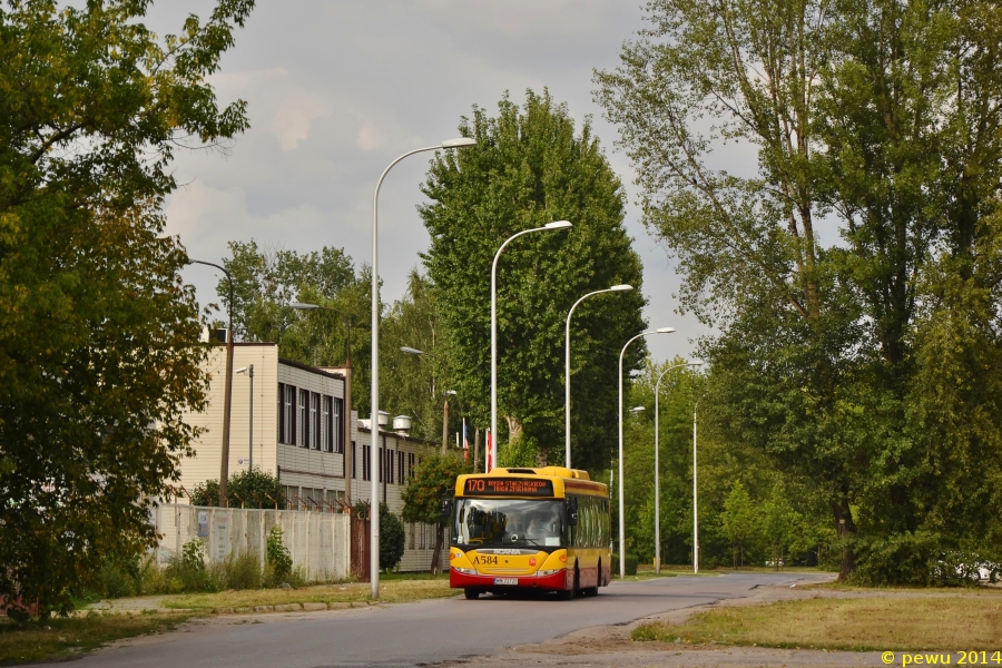 A584
Scania na 170 na objeździe spowodowanym budową kanału sanitarnego w ul. Księcia Ziemowita  i ul. Swojskiej.
Słowa kluczowe: CN270UB OmniCity A584 170 Przecławska