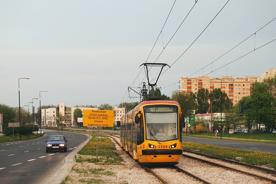 3104
Tramicusy są obecnie stałym widokiem na dziesiątce.
Słowa kluczowe: 120N 3104 10 Górczewska