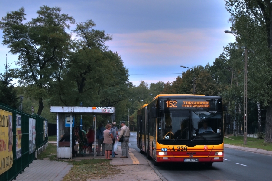 A226
Przegub w Białołęce Dworskiej.
Słowa kluczowe: LionsCityG A226 152 Bohaterów