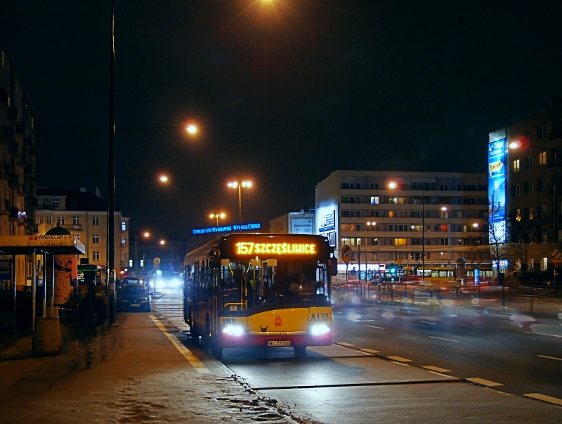 A132
Miałem cichą nadzieję, że podjedzie Jelcz. Podjechał Solaris.
Słowa kluczowe: SU12 A132 157 Kopińska