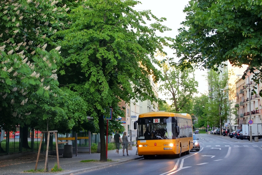 M079
Niestety niewiele czasu miałem na fotografowanie w tegoroczną Noc Muzeów (najpierw dyżur w robocie, potem Warszawskie Targi Książki, a i do domu przydałoby się jednak w końcu tego dnia zajrzeć). Wybrałem sobie zatem jedną konkretną trasę, którą chciałem potraktować nieco bardziej konkretnie (na ile ograniczony czas pozwalał). 
Wybrałem linię B. Taborowo wybrałem dobrze :)

BTW. Nigdzie nie mogę znaleźć informacji co to za wóz. Że Neoplan to widzę, ale jaki?

BTW2. Wrzuciłem to do "Testowców w Mobilisie", bo Mobilis podzbioru "Inne pojazdy" nie posiada.
Słowa kluczowe: Neoplan N3016 M079 B Kazimierzowska NM2013