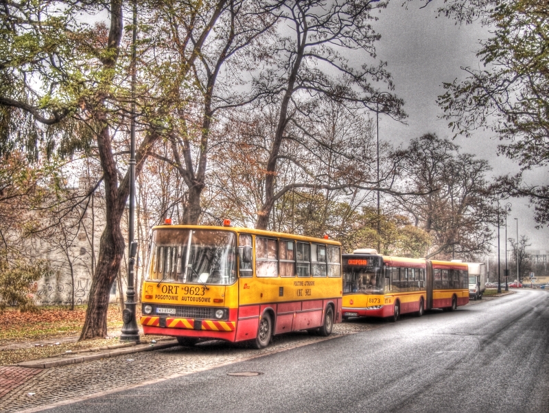 9623
No i kto mówił, że tak trudno złapać Ikarusa w niedzielę (poza 705, rzecz jasna)? ;-)

BTW. Czy to hdr-owe foto podpada pod neoimpresjonizm? ;-)
Słowa kluczowe: IK280A 9623 Stalowa