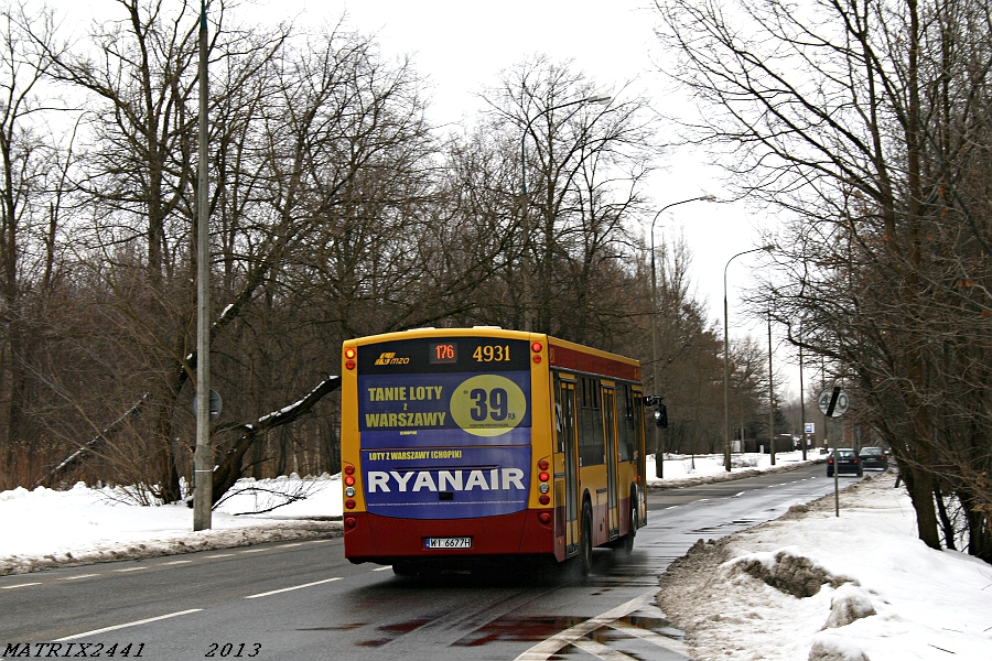 4931
Jelcz M121I prod. 2007

Neogniot ze Stalowej odjeżdża z przystanku o ciekawej nazwie - Zyndrama z Maszkowic.
Słowa kluczowe: M121I 4931 176 Czołowa