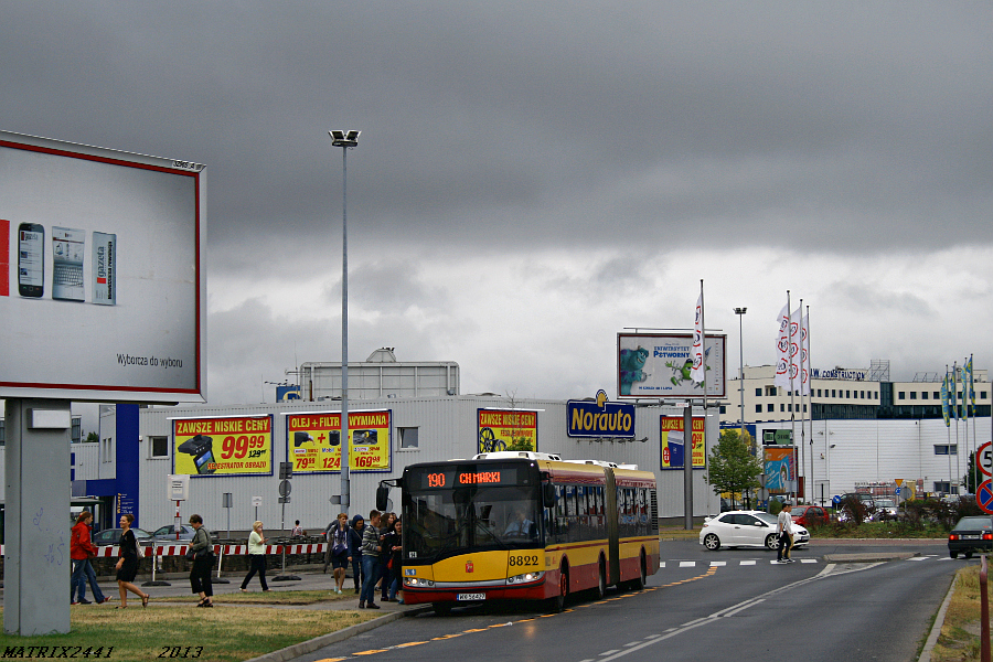 8822
Solaris Urbino 18 prod. 2008

Ciekawie zrobiło się teraz w okolicach M1. Remontowana jest tam pętla autobusowa, a 112 i 190 znalazły się na małych objazdach. Tutaj widzimy tymczasowy kraniec 190.
Słowa kluczowe: SU18 8822 190 CHMarki