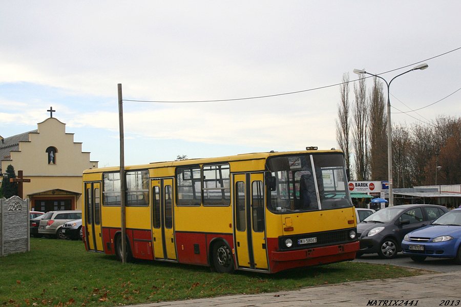 6309
Ikarus 260.73A prod. 1994, kasacja 2013

Dziś pojawiły się pierwsze autobusy, które w ten weekend będą służyły jako kasy biletowe. I mamy w tym względzie swego rodzaju niespodziankę - na Wólce w roli kasy pojawił się kasowany od pięciu miesięcy 6309.
Słowa kluczowe: IK260 6309 kasa CmentarzPółnocny WS2013