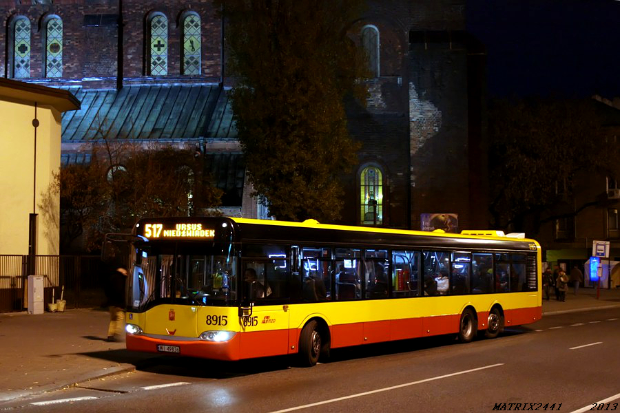 8915
Solaris Urbino 15 prod. 2002

Na 517 możemy w ten weekend ujrzeć deskorolki. Niestety nie na całkach, a na maratonach kursujących na skróconej trasie Ursus-Niedźwiadek - Pl. Trzech Krzyży.

Zdjęcie wykonane z ręki, ale przy ISO 800, które dla mojego aparatu oznacza pojaiwenie się ziarnistości. Kombinowałem, by się jej pozbyć i ostatecznie wyszło coś takiego. Nadaje się?
Słowa kluczowe: SU15 8915 517 PlacNarutowicza