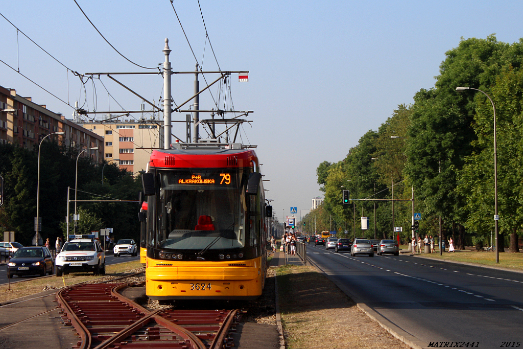 3624
Pesa 128N Jazz Duo, prod. 2015

Po wysadzeniu pasażerów jadących od strony "pralki" i zmianie toru pozostaje jedynie wykonać czynność, którą określić można jako "spacer do kiosku na przeciwko" i można ruszać z powrotem na południe.
Słowa kluczowe: 128N 3624 79 Grójecka