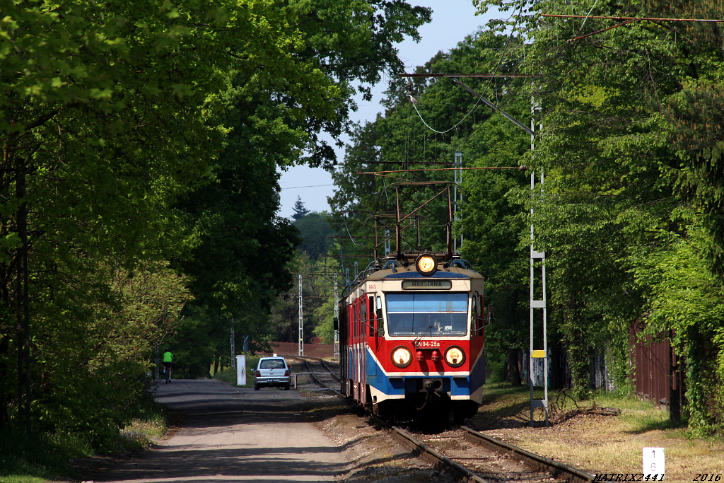 EN94-25
EN94, prod. 1972

Po dłuższej przerwie udało mi się wreszcie wyszarpnąć trochę czasu, by wstawić jakieś zdjęcia.

Ostatni weekend z wagonami EN94 powoli dobiega końca. Miłośników i osób fotografujących pociąg na tym kursie było więcej, niż "zwykłych" pasażerów.
Słowa kluczowe: EN94-25 WKD Milanówek Polesie