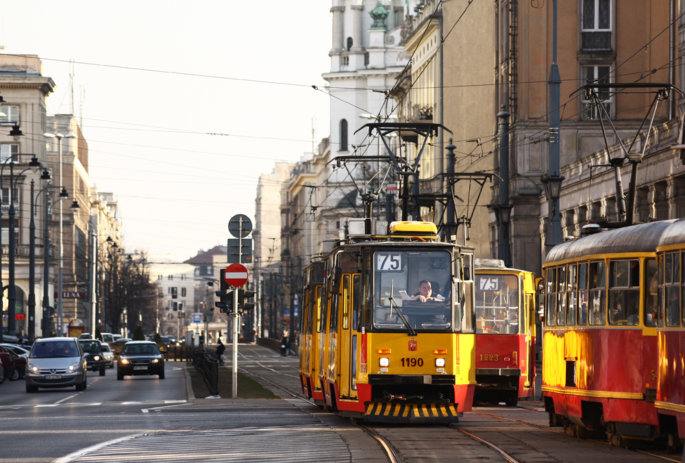 1190+1191
Z prawej strony wyłania się wyjąca parówa. 
Słowa kluczowe: 105N 1190+1191 75 placKonstytucji